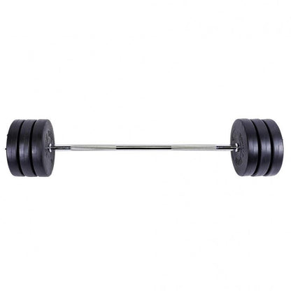 Set de Barra y Discos de Pesas de Plástico - Gorilla Sports ES