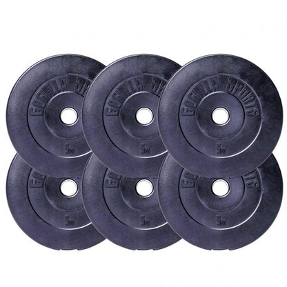 Set de Barra y Discos de Pesas de Plástico - Gorilla Sports ES