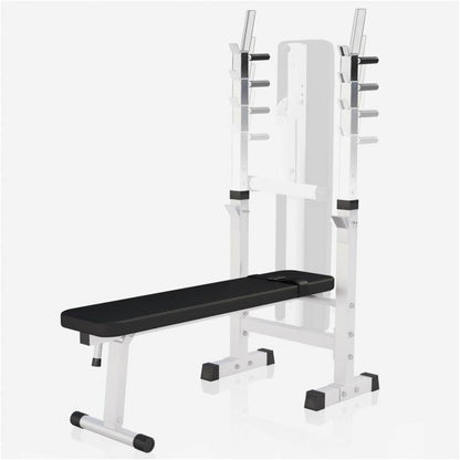 Banco de Musculación con Set de Pesas de Plástico - Gorilla Sports ES