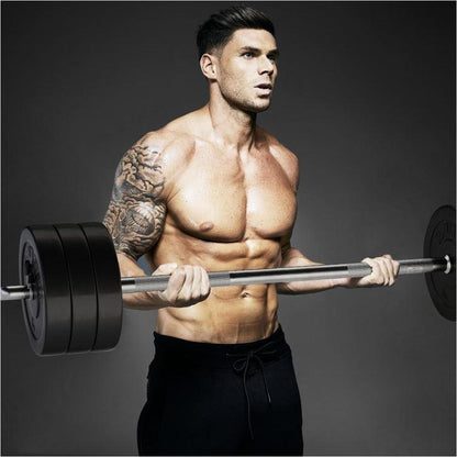 Banco de Musculación con Set de Pesas de Plástico - Gorilla Sports ES