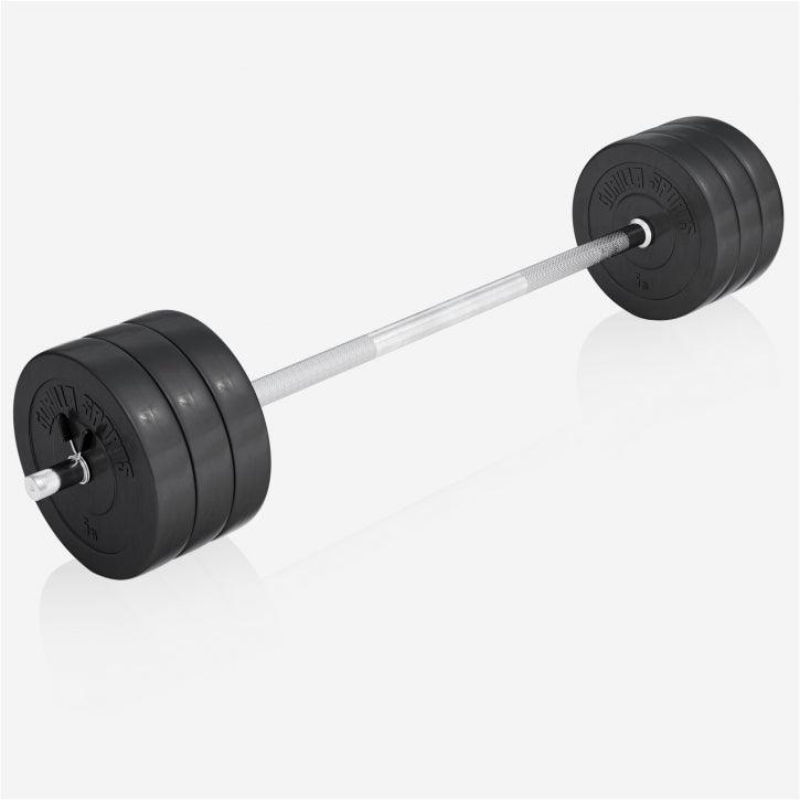 Banco de Musculación con Set de Pesas de Plástico - Gorilla Sports ES