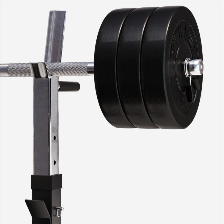 Banco de Musculación con Set de Pesas de Plástico - Gorilla Sports ES