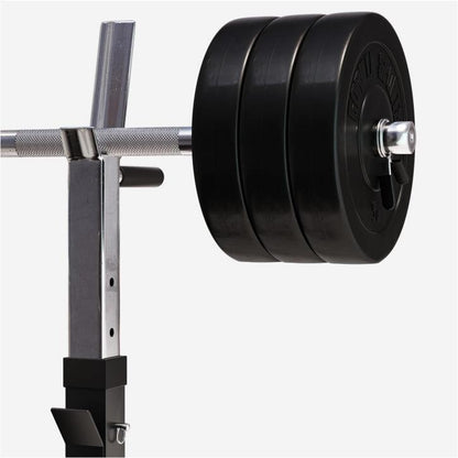 Banco de Musculación con Set de Pesas de Plástico - Gorilla Sports ES