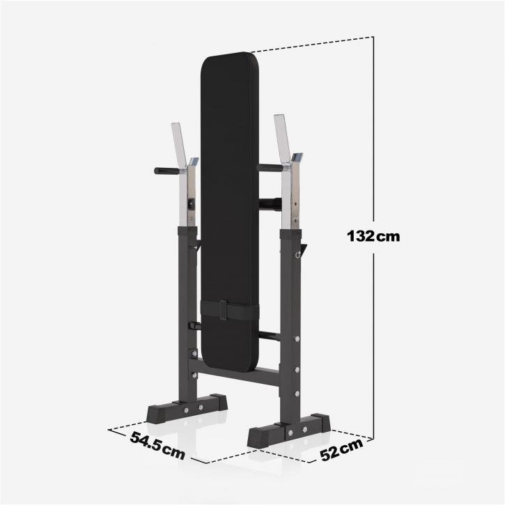 Banco de Musculación con Set de Pesas de Plástico - Gorilla Sports ES