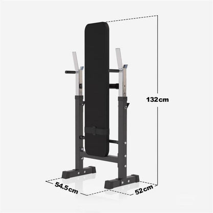 Banco de Musculación con Set de Pesas de Plástico - Gorilla Sports ES