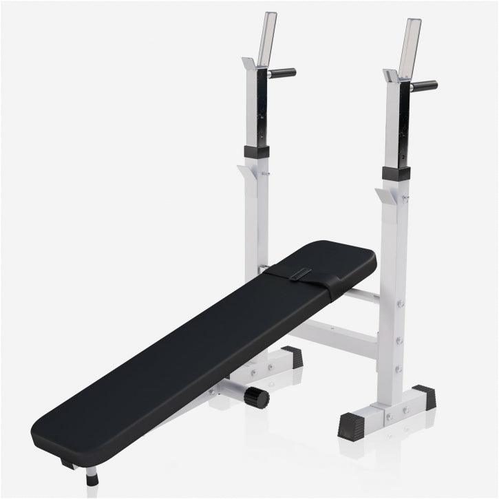 Banco de Musculación con Set de Pesas de Plástico - Gorilla Sports ES