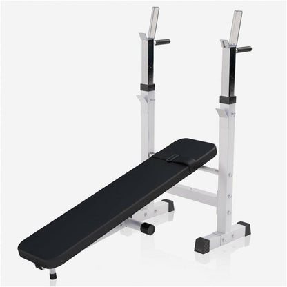Banco de Musculación con Set de Pesas de Plástico - Gorilla Sports ES
