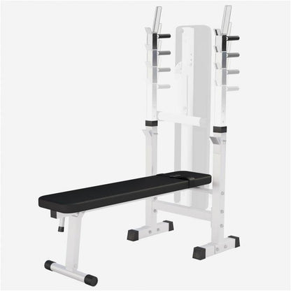 Banco de Musculación con Set de Pesas de Plástico - Gorilla Sports ES