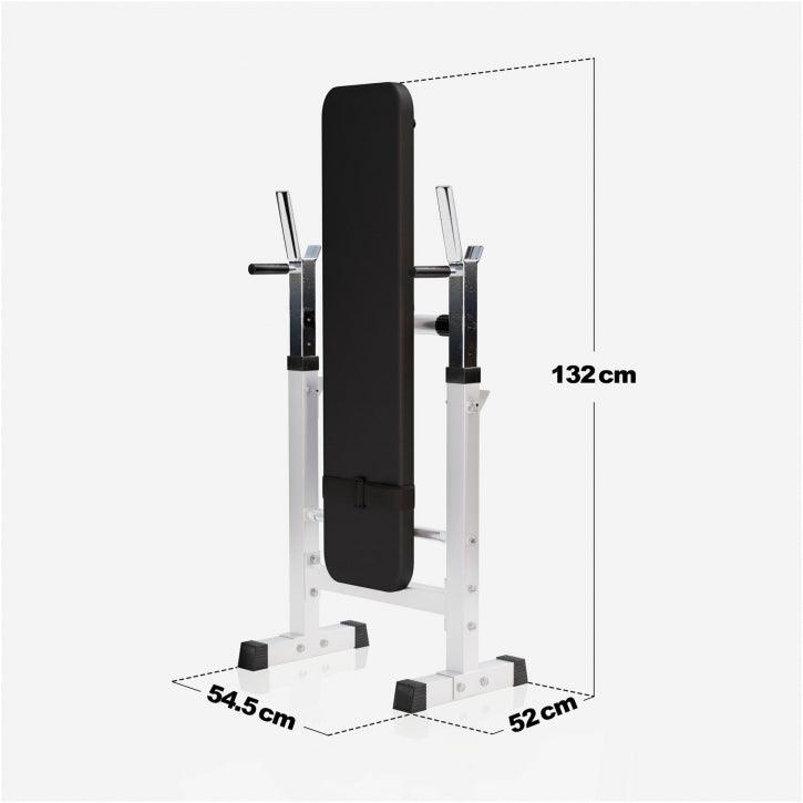 Banco de Musculación con Set de Pesas de Plástico - Gorilla Sports ES