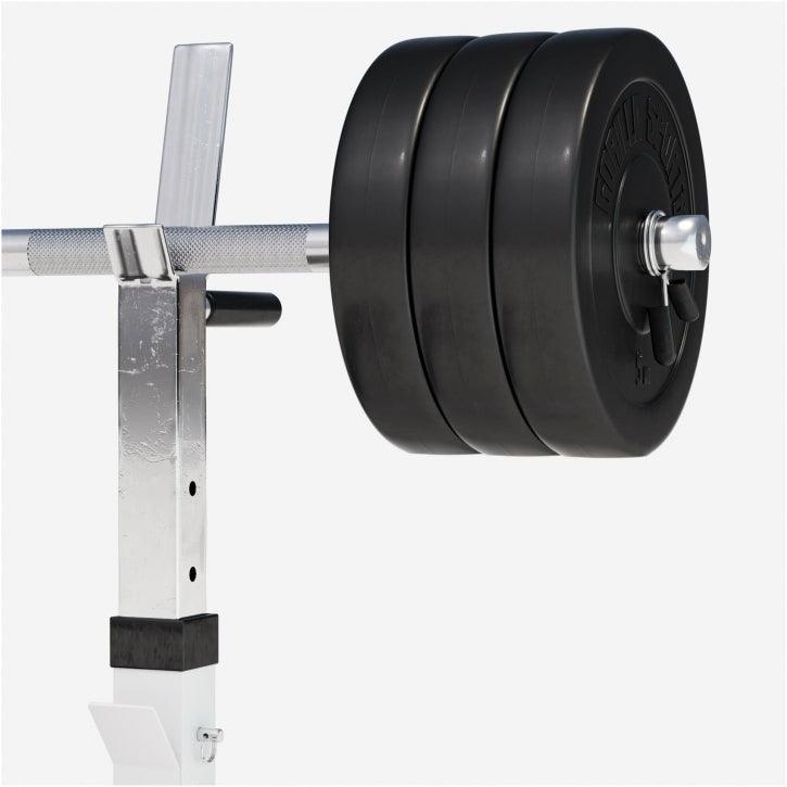 Banco de Musculación con Set de Pesas de Plástico - Gorilla Sports ES