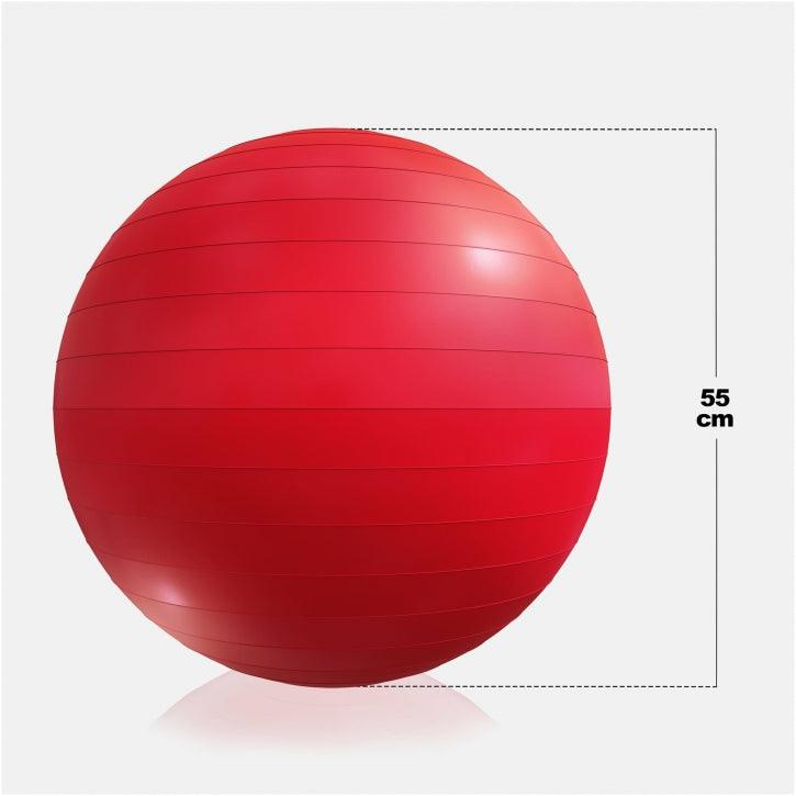 Fitball Pelota de Fitness 55 - 75 cm - Gorilla Sports ES