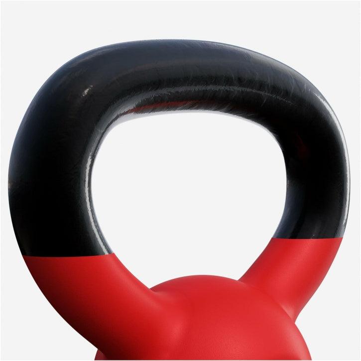 Kettlebell de Hierro Fundido con Revestimiento de Goma 2 - 32 kg - Gorilla Sports ES