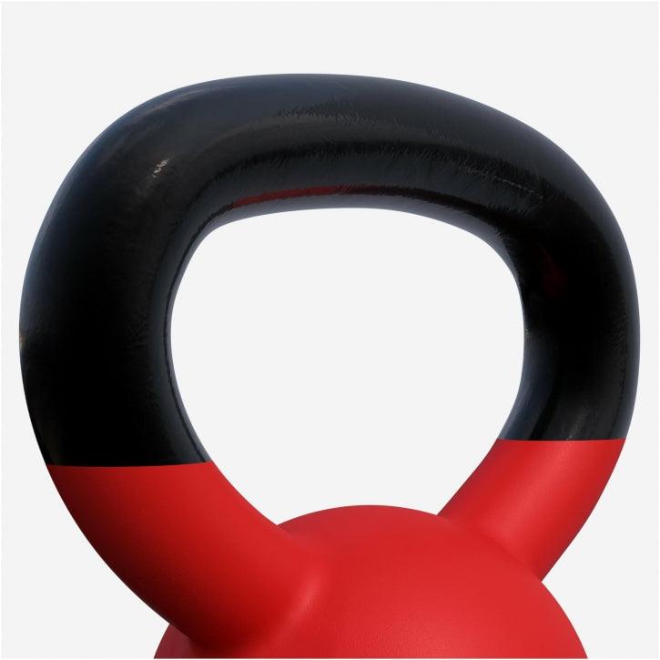 Kettlebell de Hierro Fundido con Revestimiento de Goma 2 - 32 kg - Gorilla Sports ES