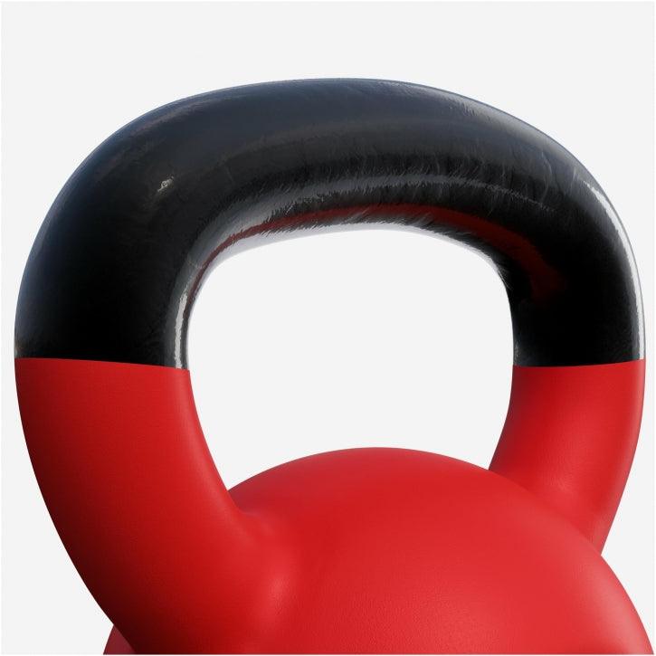 Kettlebell de Hierro Fundido con Revestimiento de Goma 2 - 32 kg - Gorilla Sports ES