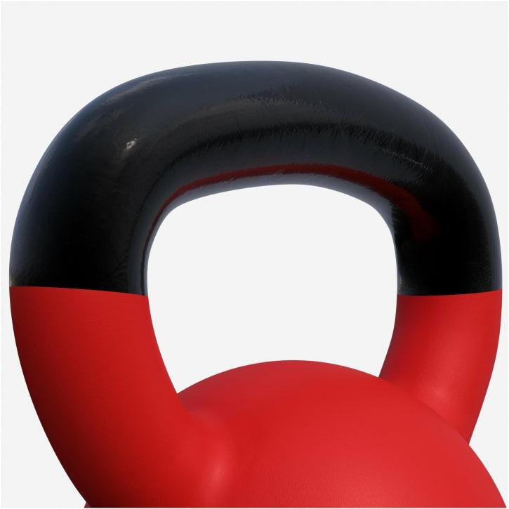 Kettlebell de Hierro Fundido con Revestimiento de Goma 2 - 32 kg - Gorilla Sports ES