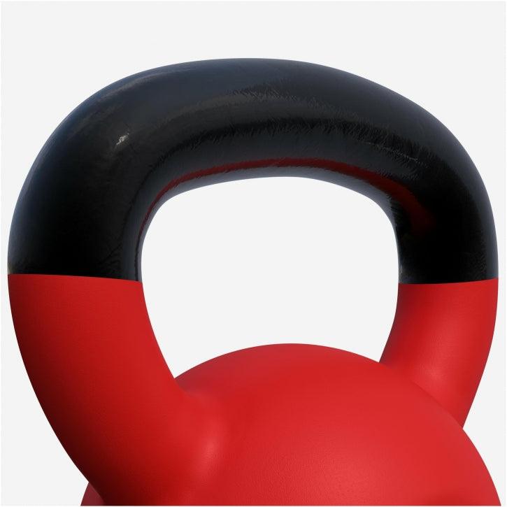 Kettlebell de Hierro Fundido con Revestimiento de Goma 2 - 32 kg - Gorilla Sports ES