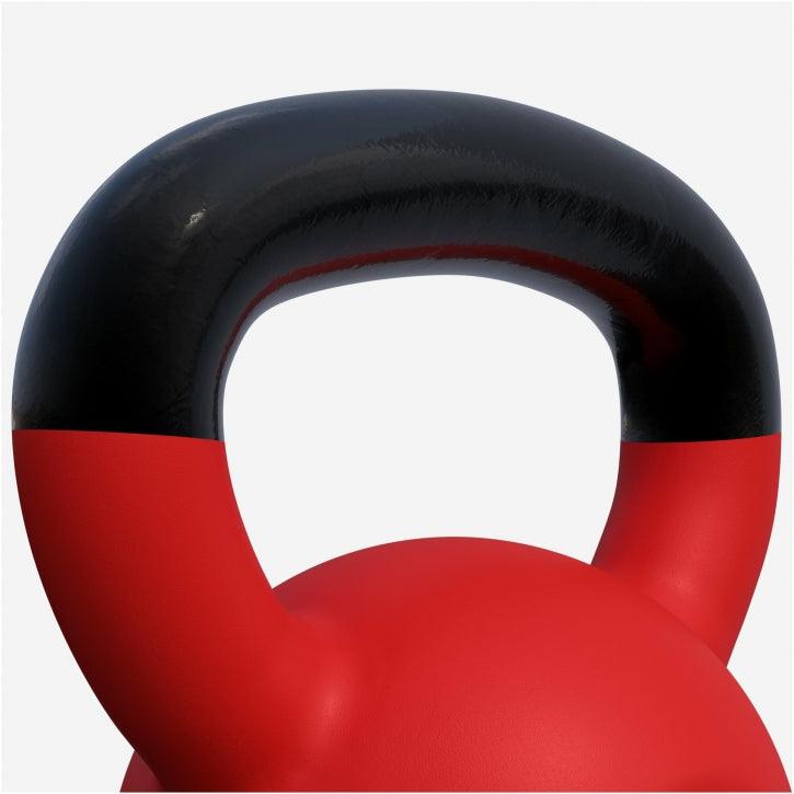 Kettlebell de Hierro Fundido con Revestimiento de Goma 2 - 32 kg - Gorilla Sports ES