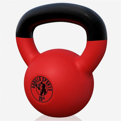 Kettlebell de Hierro Fundido con Revestimiento de Goma 2 - 32 kg - Gorilla Sports ES