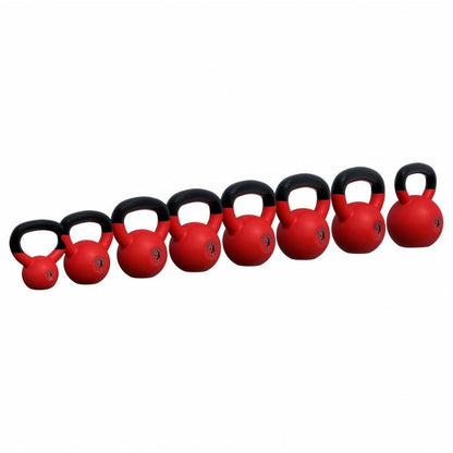 Kettlebell de Hierro Fundido con Revestimiento de Goma 2 - 32 kg - Gorilla Sports ES