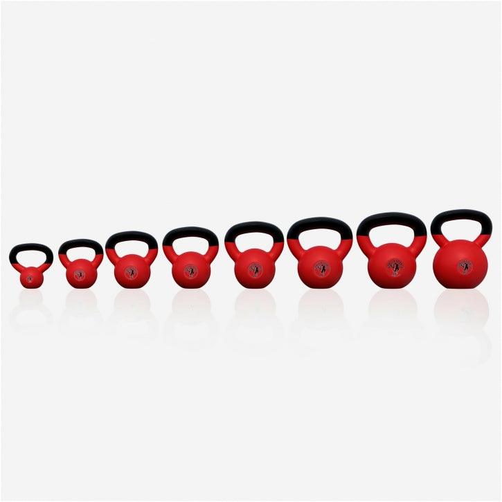 Kettlebell de Hierro Fundido con Revestimiento de Goma 2 - 32 kg - Gorilla Sports ES