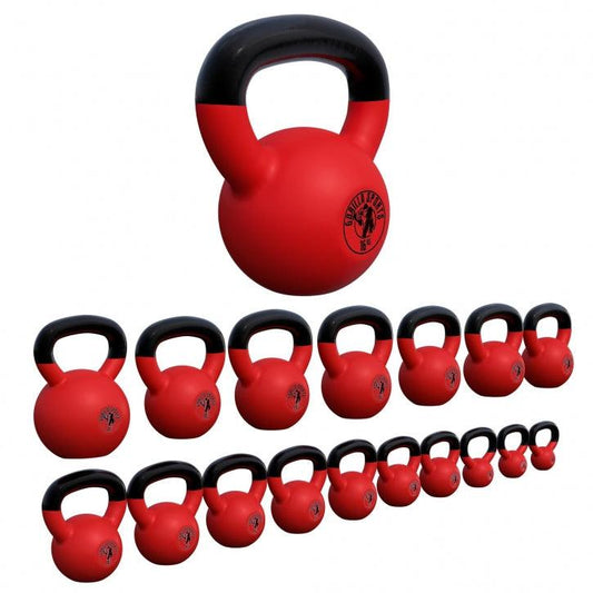 Kettlebell de Hierro Fundido con Revestimiento de Goma 2 - 32 kg - Gorilla Sports ES