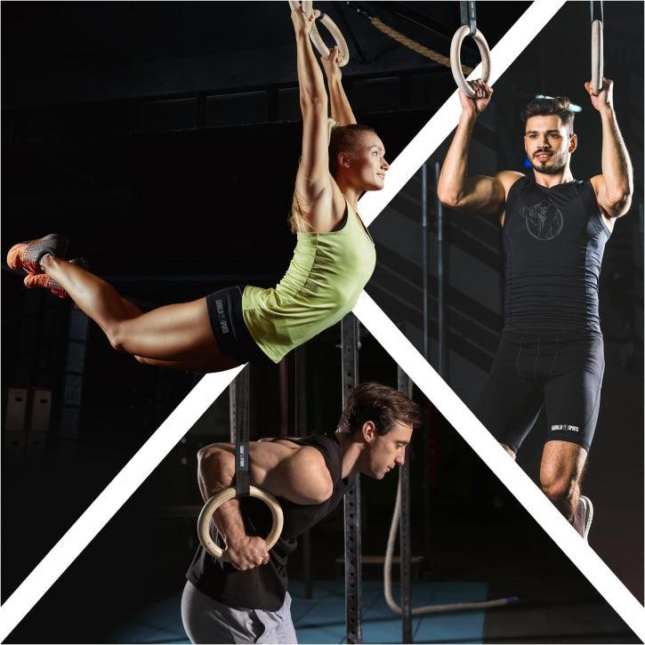 Juego de Anillos de Gimnasia - Gorilla Sports ES