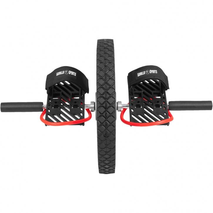 Ab Roller con Sujeción para Pies y Manos - Gorilla Sports ES
