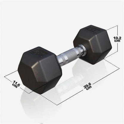 Mancuerna Hexagonal 2 - 50 kg - Gorilla Sports ES