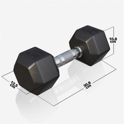 Mancuerna Hexagonal 2 - 50 kg - Gorilla Sports ES