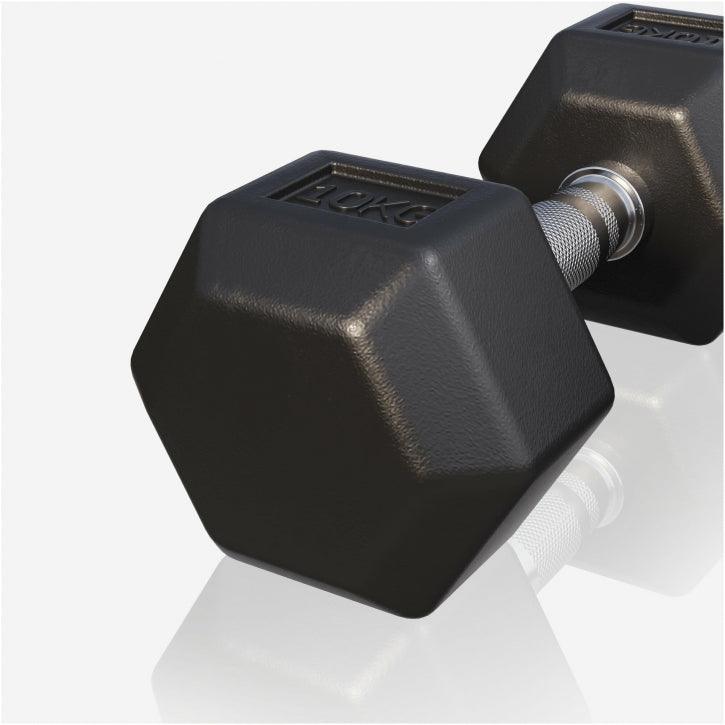 Mancuerna Hexagonal 2 - 50 kg - Gorilla Sports ES
