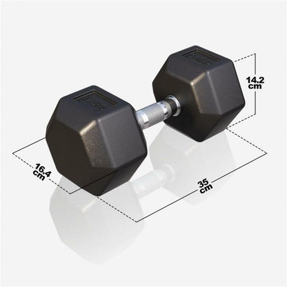 Mancuerna Hexagonal 2 - 50 kg - Gorilla Sports ES