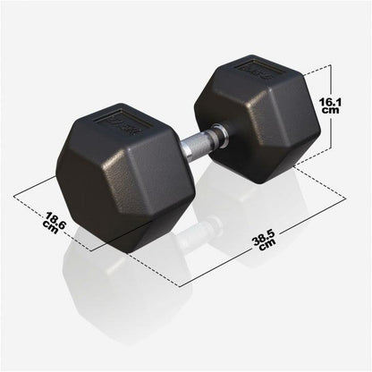 Mancuerna Hexagonal 2 - 50 kg - Gorilla Sports ES