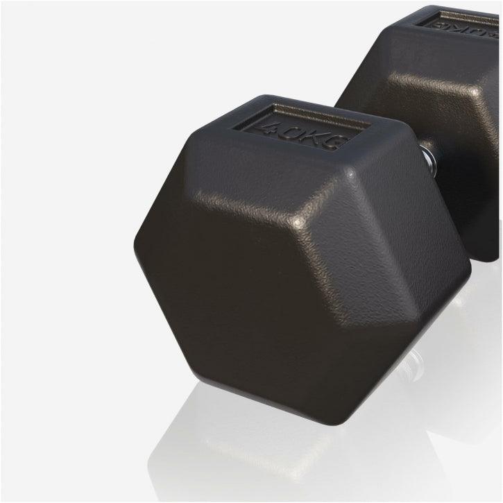 Mancuerna Hexagonal 2 - 50 kg - Gorilla Sports ES