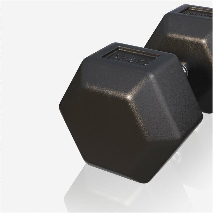 Mancuerna Hexagonal 2 - 50 kg - Gorilla Sports ES