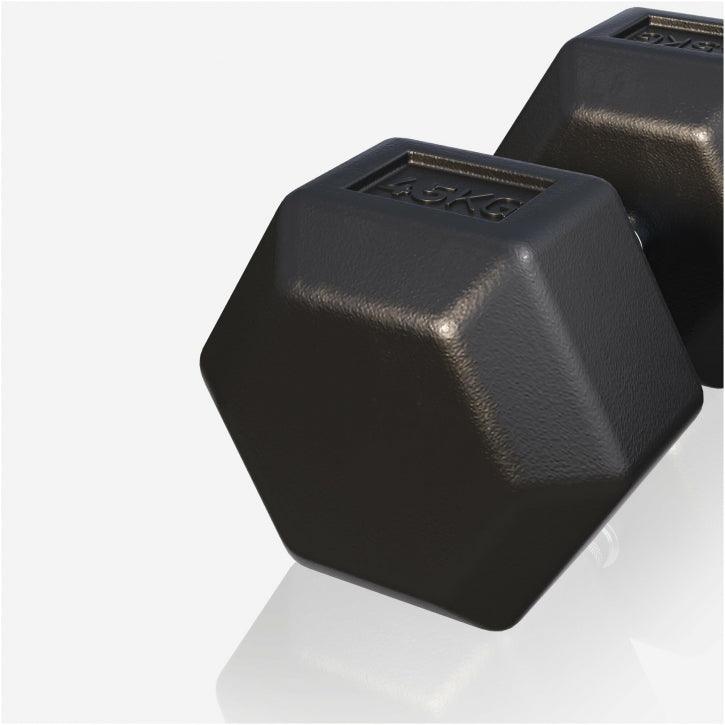 Mancuerna Hexagonal 2 - 50 kg - Gorilla Sports ES