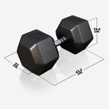 Mancuerna Hexagonal 2 - 50 kg - Gorilla Sports ES
