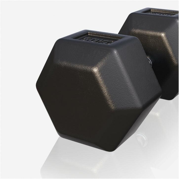 Mancuerna Hexagonal 2 - 50 kg - Gorilla Sports ES
