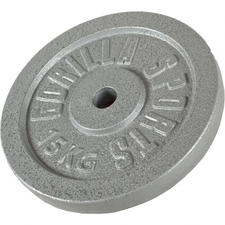 Disco de Pesas de Hierro Fundido 0,5 - 30 kg - Gorilla Sports ES