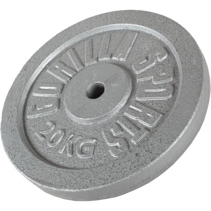 Disco de Pesas de Hierro Fundido 0,5 - 30 kg - Gorilla Sports ES