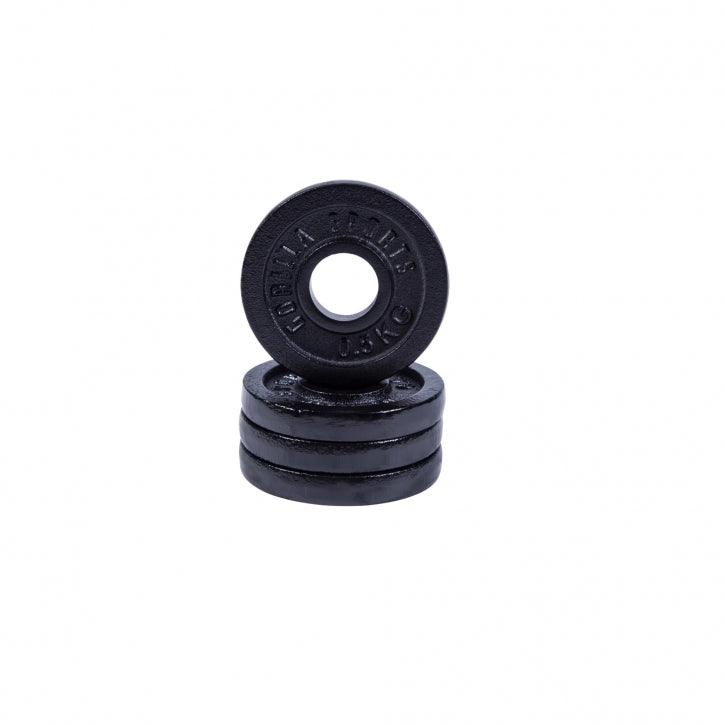 Disco de Pesas de Hierro Fundido 0,5 - 30 kg - Gorilla Sports ES