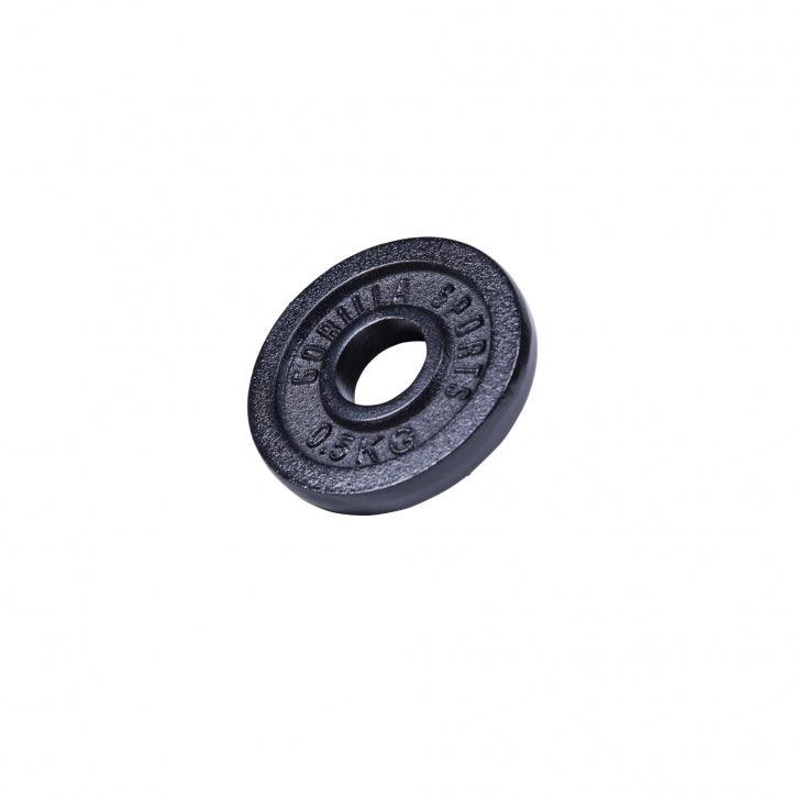 Disco de Pesas de Hierro Fundido 0,5 - 30 kg - Gorilla Sports ES