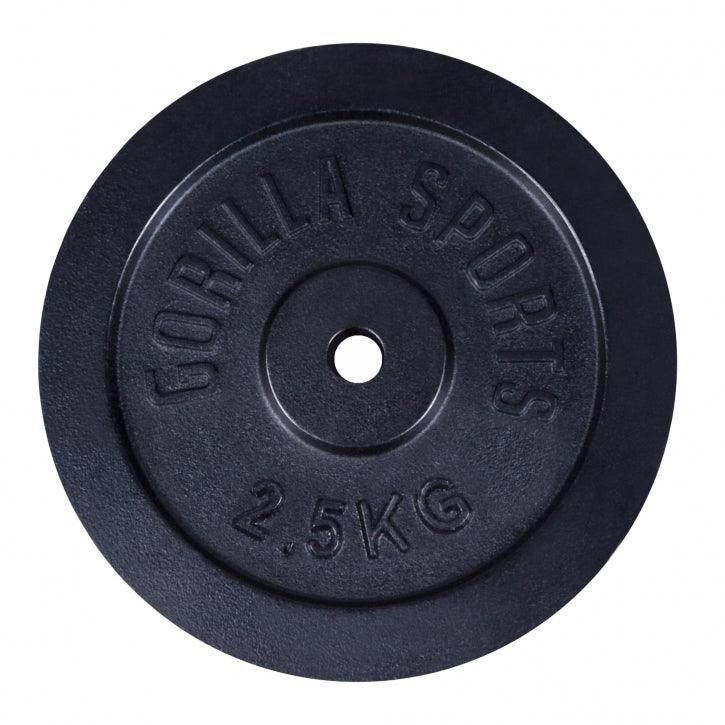 Disco de Pesas de Hierro Fundido 0,5 - 30 kg - Gorilla Sports ES