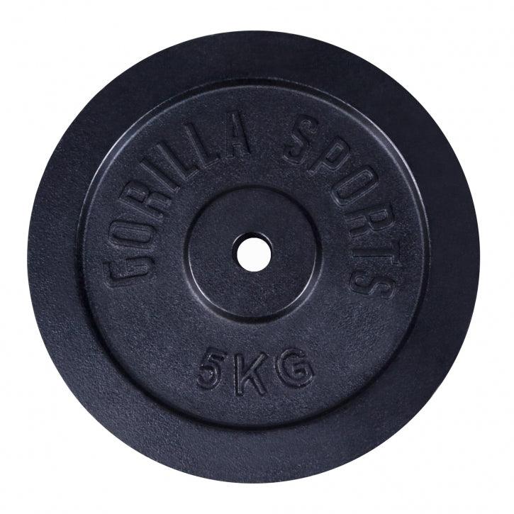 Disco de Pesas de Hierro Fundido 0,5 - 30 kg - Gorilla Sports ES