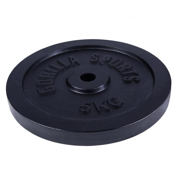 Disco de Pesas de Hierro Fundido 0,5 - 30 kg - Gorilla Sports ES