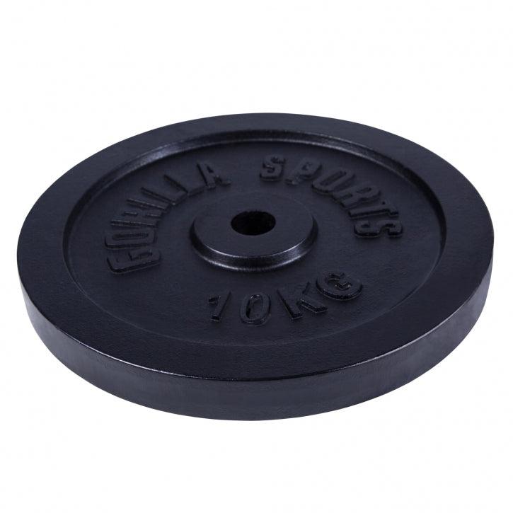 Disco de Pesas de Hierro Fundido 0,5 - 30 kg - Gorilla Sports ES