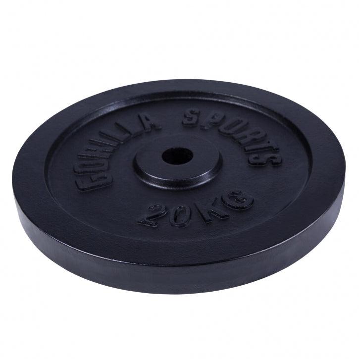 Disco de Pesas de Hierro Fundido 0,5 - 30 kg - Gorilla Sports ES
