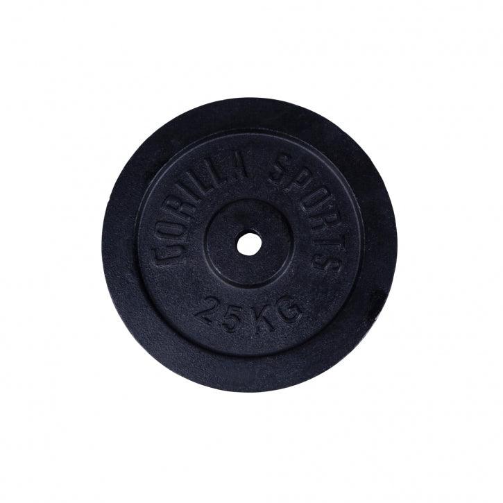 Disco de Pesas de Hierro Fundido 0,5 - 30 kg - Gorilla Sports ES