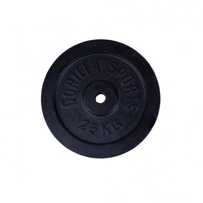 Disco de Pesas de Hierro Fundido 0,5 - 30 kg - Gorilla Sports ES