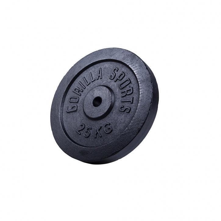 Disco de Pesas de Hierro Fundido 0,5 - 30 kg - Gorilla Sports ES