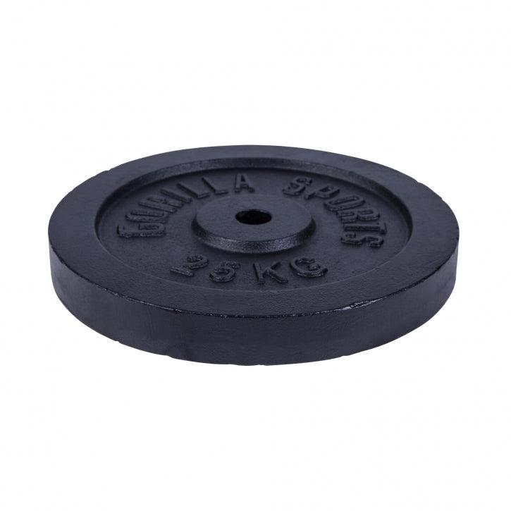 Disco de Pesas de Hierro Fundido 0,5 - 30 kg - Gorilla Sports ES
